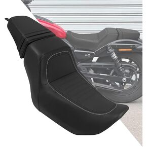 HDBUBALUS دراجة نارية سائق السائق مقعد اثنين من المقعد في Harley Nightster RH975 Nighster Special RH975S 2022 UP Black