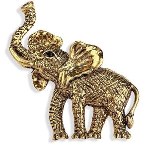 Kokoma Vintage Elephant Brooch Pin for Women Men Animal Indian African King Lapel Pins Corsage Badge Clothes Scarf Clip for Suit Dress Accessories Jewelry