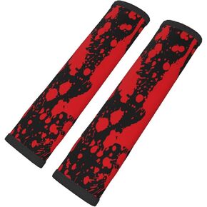Horror Blood Splatter Car Seat Belt Shoulder Pad 2 Pack, Soft Comfort Helps to Protect Your Neck and Shoulder