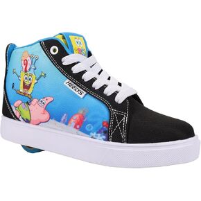 HEELYS Unisex-Child Spongebob Squarepants Racer 20 Mid Wheeled Heel Shoe