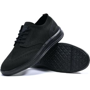 Mens Casual Dress Shoes Loafers Walking Sneakers Mesh Breathable Comfortable Lightweight Tennis Sneakers Fashion Lace Up Oxfords Business Shoes Soft Sole Zapatos