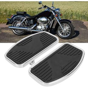 Motorcycle Floorboards,Motorcycle Pedal Foot Plate Footrest Fits for Shadow 750 ACE VT400/750 1997 1998 1999 2000 2001 2002 2003 Footboard Front,Rear Foot Pegs