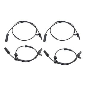 Wheel Speed Sensor Front and Rear 4-Piece Set for BMW 220i, 225i, M240i, 320i, 328i, 330i, 420i, 428i, 430i, 435i, 440i Peat# 34526791223, 34526791225