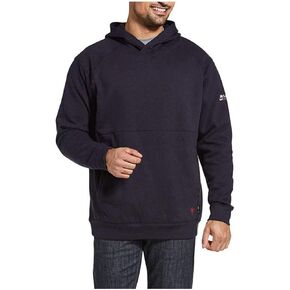 ARIAT Men's Fr Navy Rev Hooded Work Sweatshirt Navy X-Large