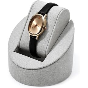 Premium Watch Bracelet Rack Stand Display Holder for Jewelry Storage Showcase Home Organizer Microfiber Grey
