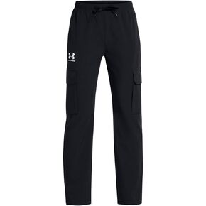 Under Armour 1386702-1-YXS UA B Icon Woven Pant Black YXS