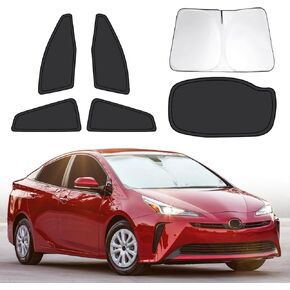 6pcs Car Window Shades for Toyota Prius 2016-2022, Full Car Window Covers for Privacy, Sunshades for Prius Front Rear Windshield Side Windows to Block UV and Protect Privacy
