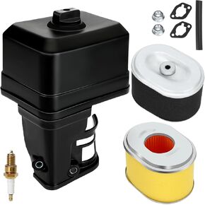 Air Filter Housing Assembly Compatible with GX160 GX200 GX120 GX140 5.5hp Engine Coleman CT200U CT200U-EX BT200X Baja MB165 MB200 Mini Bike Air Cleaner KT196 Go Kart Parts Accessories