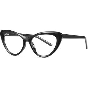kachawoo Small Cat Eye Glasses Frame for Girls Women Plastic Blue Light Blocking Fashion Eyeglasses Eyewears