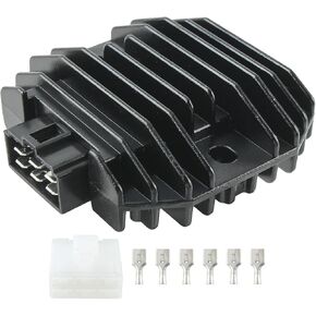 AUTOKAY 21066-1101 Voltage Regulator Rectifier Fits for Kawasaki ATV KLF300 Bayou 300 1989-2002 21066-1089