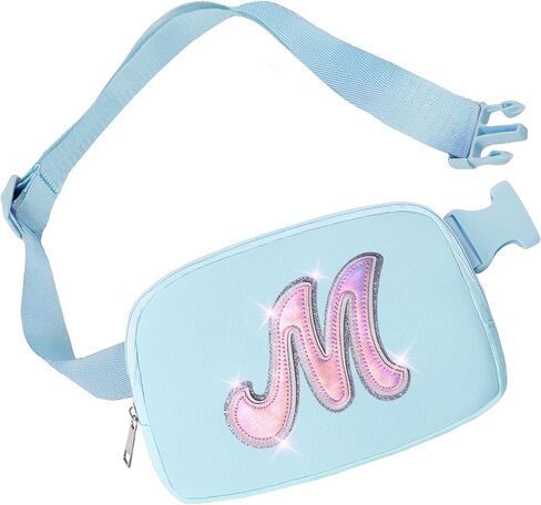 Leather Letter Belt Bag Cute Crossbody Bags Travel Fanny Waist Pack Trendy Stuff Christmas Birthday Gifts for Girls in Saudi Arabia
