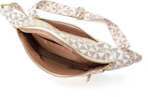 Chest Bags for Women Fashion Plaid Printed Waist Bag Small Backpack (beige4) in Saudi Arabia