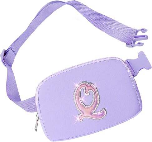 Leather Letter Belt Bag Cute Crossbody Bags Travel Fanny Waist Pack Trendy Stuff Christmas Birthday Gifts for Girls in Saudi Arabia