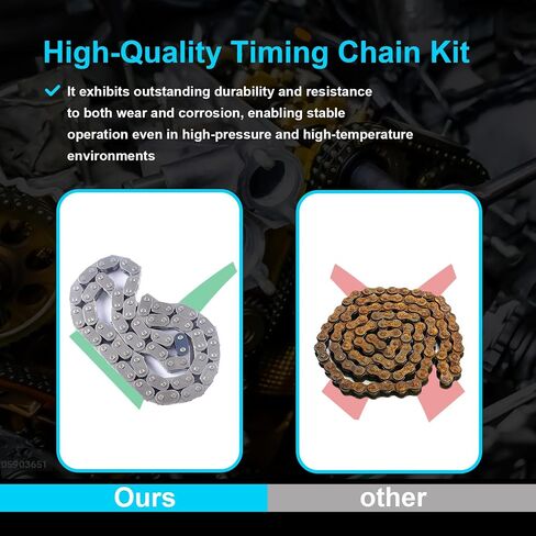Timing Chain Kit with Water Pump Oil Pump for 2005-2010 Nissan Frontier, Pathfinder, Xterra 4.0L Engine 13028-ZK01C, VQ40DE - Reliable Engine Upgrade in Kuwait