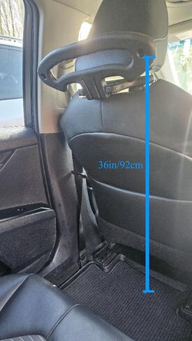 3 in 1 Car Coat Hanger Headrest Coat Hanger Coat - Black in Saudi Arabia