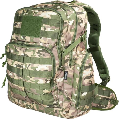 حقيبة ظهر Huntex 40L - مقاومة للماء وخفيفة الوزن تكتيكية ومتينة ومثالية للصيد والمشي لمسافات طويلة والسفر والرياضة الخارجية in Kuwait