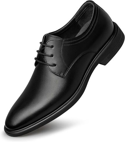 ZRO Men's Light Luxury Soft Fashion Business Casual Shoes Lightweight and Comfortable Lace up Four Seasons Versatile Men's Formal Shoes in Saudi Arabia