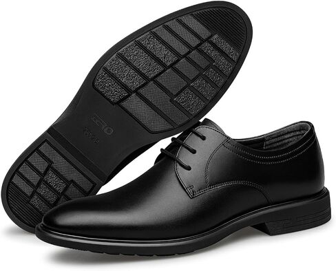 ZRO Men's Light Luxury Soft Fashion Business Casual Shoes Lightweight and Comfortable Lace up Four Seasons Versatile Men's Formal Shoes in Saudi Arabia