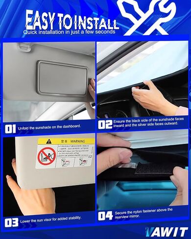 Car Windshield Sun Shade Compatible with GMC Canyon 2023-2025 Accessories, Foldable Window Sunshade Block UV Rays and Sun Heat in Saudi Arabia