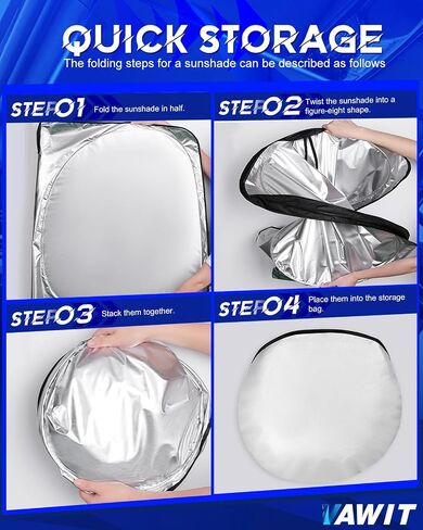 Car Windshield Sun Shade Compatible with GMC Canyon 2023-2025 Accessories, Foldable Window Sunshade Block UV Rays and Sun Heat in Saudi Arabia