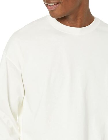 Amazon Essentials Men's Long-Sleeve T-Shirt Oversized-Fit Organic Cotton in Saudi Arabia