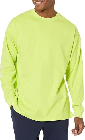 Amazon Essentials Men's Long-Sleeve T-Shirt Oversized-Fit Organic Cotton in Kuwait