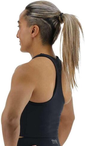 TYR Women's Elite Cropped High Neck Sports Bra in Saudi Arabia