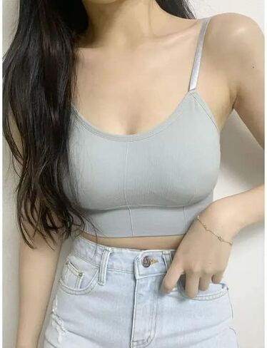 Sangani® Women Women Pated Wire Free Sports Bra Fitness Yoga Gymwear Stypysle (حزمة 3) الحجم المجاني (28-32) in Saudi Arabia