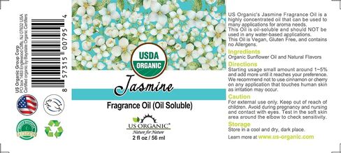 US Organic Apple Spice Fragrance Oil_Oil Soluble_USDA Certified Organic_for Candle, Soap Making, Shampoo, Conditioner, Body Oil, Body Butter, Craft, DIY Projects, and Small Businesses_2 fl oz in Kuwait
