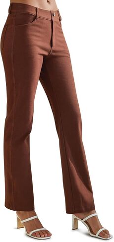 iconoflash women jeggings مع 4 جيب سحب الجيب على مستقيمة جين طماق مع حلقات الحزام (متوفرة بحجم زائد) in Kuwait