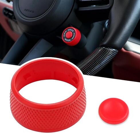 يتوافق Jaronx مع مقبض Mode Mode Porsche Teadering Wheel ، غطاء Diad Dial Diving متوافق مع Cayenne 2024-2025 ، Panamera 2021-2025 ، Macan 2022-2024،911 2019-2024 ، Taycan 2020-2025 (Sporty Red) in Kuwait
