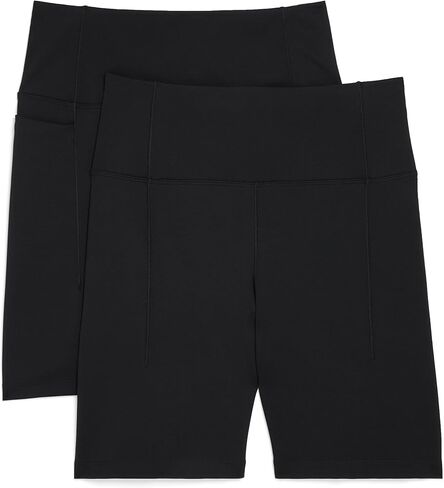 Jockey Women's 2-Pack Satin Stitch 7'' Bike Shorts in Kuwait