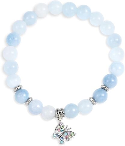 Gemstone Butterfly Handmade Bracelet, Teen Girl Gifts, Stuff for Teen Girls, Sweet 16 Gifts for Girls, Gift for Girl Women Family Friends Christmas in Kuwait