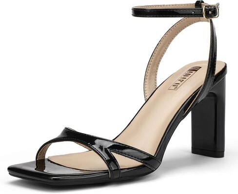 idifu in3 strappy cheels for women low block low block stunky heeled heeled square square open tee tee tee straps wedder the gresudation shoes shoes most strendy strap cheels legl in Saudi Arabia