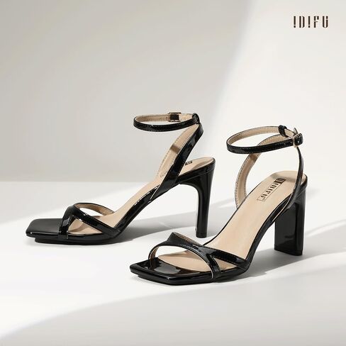 idifu in3 strappy cheels for women low block low block stunky heeled heeled square square open tee tee tee straps wedder the gresudation shoes shoes most strendy strap cheels legl in Saudi Arabia