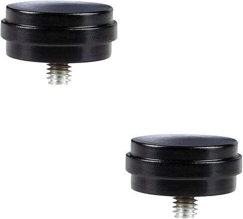 KAMANINA Bronze Replacement Finials for 3/4 or 5/8 Inch Curtain Rods, Modern Drapery Rod Finials with M6 Standard Screws, End Cap Style,2 Pack in Kuwait