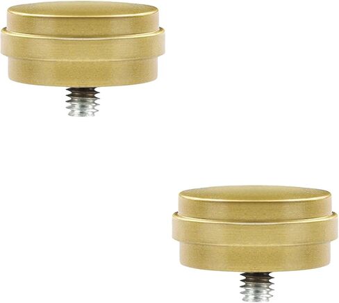 KAMANINA Bronze Replacement Finials for 3/4 or 5/8 Inch Curtain Rods, Modern Drapery Rod Finials with M6 Standard Screws, End Cap Style,2 Pack in Kuwait