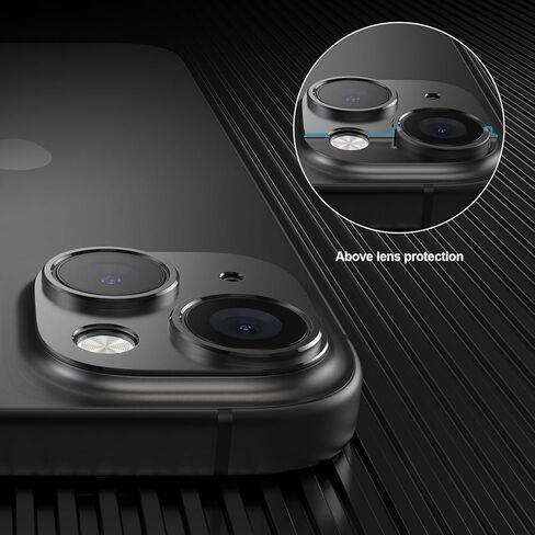 Camera Lens Protector for iPhone 14 pro max/iPhone 14 pro Convex Alloy Camera Cover Lens Shield No Glass [Unobstructed Shooting] [Case Friendly] [Premuim Metal] Purple 2 Pack in Kuwait