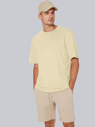 NIASHOT Mens Athletic Short Sleeve T-Shirts Lightweight Moisture Wicking Running Workout Gym Tops in Saudi Arabia