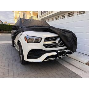 Premium Outdoor Car Cover for Mercedes GLC BMW X3 Porsche Macan Audi Q5 Jaguar F pace Outdoor Protection UV Rain Wind Snow Dirt dust (Mid SUV Outdoor)