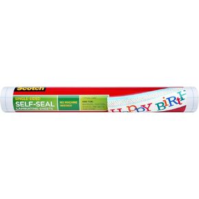 Scotch Self-Seal Laminating Sheets, Single Sided, 16-Inches x 10-Foot Roll (LS854SS-ROLL)