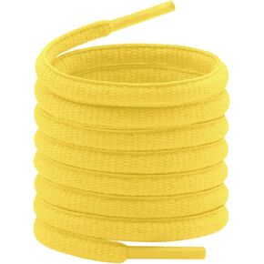 YFINE Oval Sports Shoe Laces: 2 Pairs Half Round Shoelaces for Sneaker Athletic Shoes