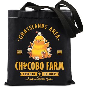 TIIMG Grasslands Area Gift Video Game Fans Gift JRPG Gamer Tote Bag (Grasslands)