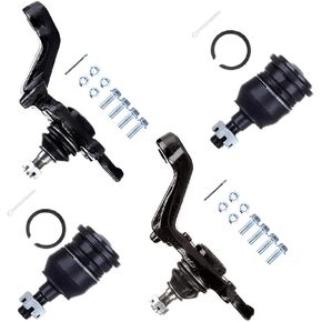 SCITOO 4-PC SET Suspension Kit for 1995-2004 For Toyota For Tacoma - Front Lower Ball Joint Front Upper Ball Joint