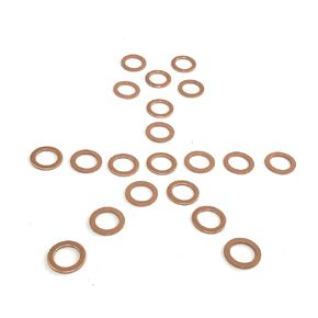 The Stop Shop 10 Mm Copper Crush Washers - حزمة من 20 - يناسبها على 10 مم بولت