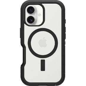 حافظة OtterBox iPhone 16 Pro Defender Series XT الشفافة - الجانب الداكن (وحدة واحدة يتم شحنها في حقيبة من البوليستر)