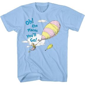 Dr. Seuss Oh The Places You'll Go Mens Adult T-Shirt