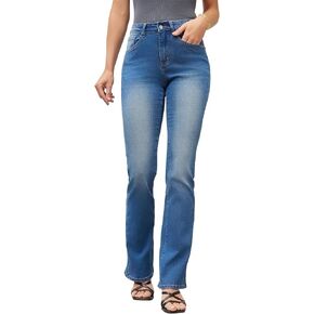 Stretchy Bootcut Jeans for Women High Waisted Jeans for Women with Pockets （Standard） in Saudi Arabia