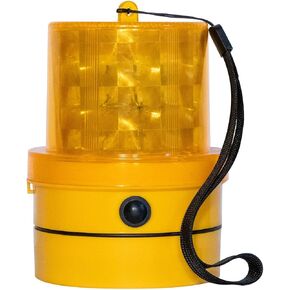 VULCAN Amber LED Emergency Warning Beacon - Portable - Magnetic and Battery-Operated - 24 LEDs - Photocell Technology - Operates in Low Light or Dark Conditions Only in Saudi Arabia