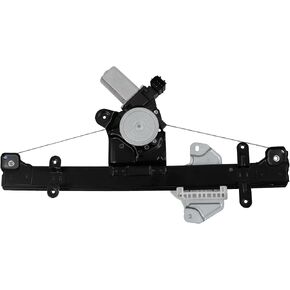 Dasbecan Power Window منظم مع جانب السائق الأمامي للمحرك متوافق مع Nissan Sentra 2013-2019 Sedan 6 PIN استبدال# 751-394 80721-3SG0A 80721-9 AM0A (يسار)